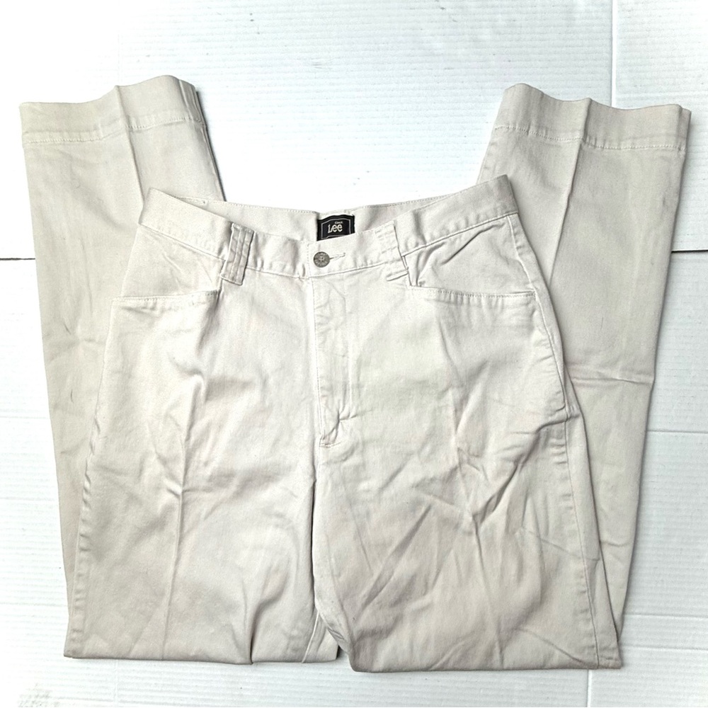 Vintage Lee Women’s 10 Medium‎ Tan Dress Pants Pleated Workwear Business